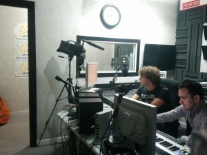 Scoppiati At Work in studio