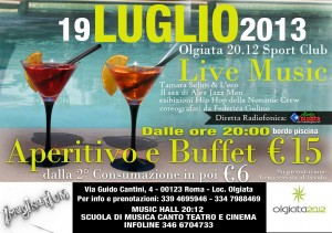 Flyer Olgiata pool party