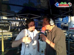 Gazebo nello Stand della Radio