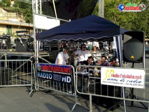 Lo stand della Radio